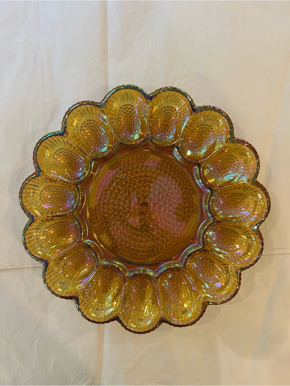 Vintage Deviled Egg Dish - Picture 3 of 6